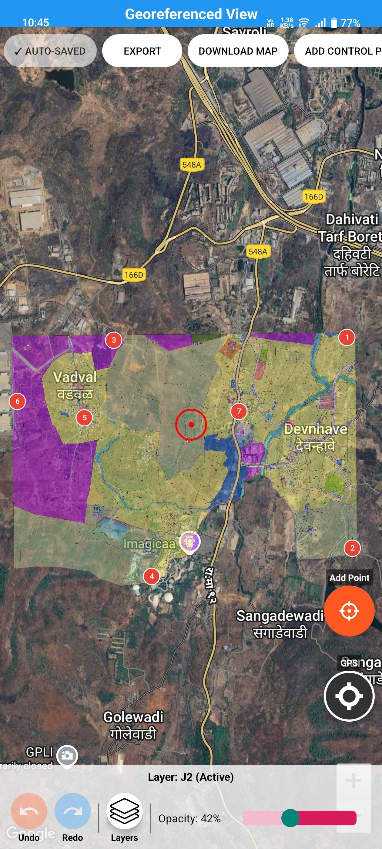 Georeferenced Overlay View